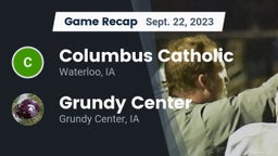 Recap: Columbus Catholic  vs. Grundy Center  2023