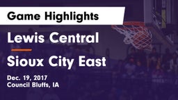 Lewis Central  vs Sioux City East  Game Highlights - Dec. 19, 2017