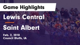 Lewis Central  vs Saint Albert Game Highlights - Feb. 2, 2018