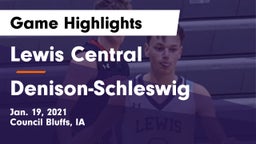 Lewis Central  vs Denison-Schleswig  Game Highlights - Jan. 19, 2021