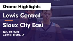 Lewis Central  vs Sioux City East  Game Highlights - Jan. 30, 2021