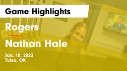 Rogers  vs Nathan Hale Game Highlights - Jan. 10, 2023
