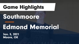 Southmoore  vs Edmond Memorial  Game Highlights - Jan. 5, 2021