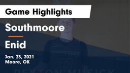 Southmoore  vs Enid  Game Highlights - Jan. 23, 2021