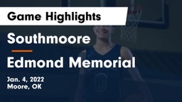 Southmoore  vs Edmond Memorial  Game Highlights - Jan. 4, 2022