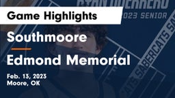 Southmoore  vs Edmond Memorial  Game Highlights - Feb. 13, 2023