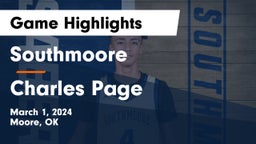 Southmoore  vs Charles Page  Game Highlights - March 1, 2024