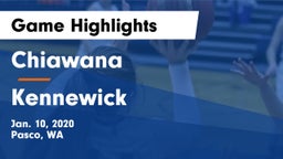 Chiawana  vs Kennewick  Game Highlights - Jan. 10, 2020