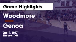 Woodmore  vs Genoa  Game Highlights - Jan 5, 2017