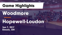 Woodmore  vs Hopewell-Loudon  Game Highlights - Jan 7, 2017
