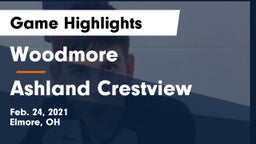 Woodmore  vs Ashland Crestview Game Highlights - Feb. 24, 2021