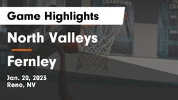 North Valleys  vs Fernley  Game Highlights - Jan. 20, 2023