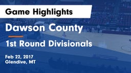 Dawson County  vs 1st Round Divisionals Game Highlights - Feb 22, 2017