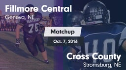 Matchup: Fillmore Central Hig vs. Cross County  2016