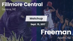 Matchup: Fillmore Central Hig vs. Freeman  2017