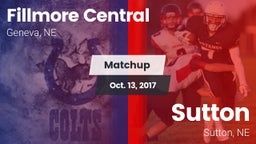 Matchup: Fillmore Central Hig vs. Sutton  2017