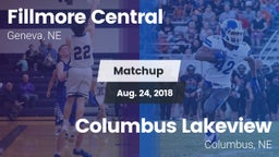 Matchup: Fillmore Central Hig vs. Columbus Lakeview  2018