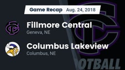Recap: Fillmore Central  vs. Columbus Lakeview  2018