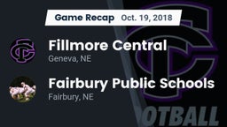 Recap: Fillmore Central  vs. Fairbury Public Schools 2018