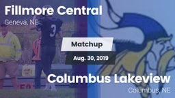 Matchup: Fillmore Central Hig vs. Columbus Lakeview  2019