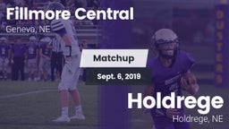 Matchup: Fillmore Central Hig vs. Holdrege  2019