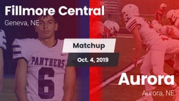 Matchup: Fillmore Central Hig vs. Aurora  2019