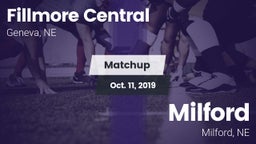 Matchup: Fillmore Central Hig vs. Milford  2019