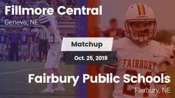 Matchup: Fillmore Central Hig vs. Fairbury Public Schools 2019