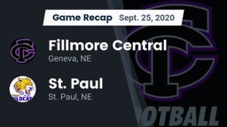 Recap: Fillmore Central  vs. St. Paul  2020