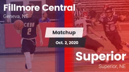 Matchup: Fillmore Central Hig vs. Superior  2020