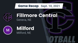 Recap: Fillmore Central  vs. Milford  2021