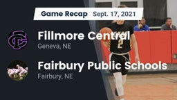 Recap: Fillmore Central  vs. Fairbury Public Schools 2021