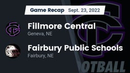 Recap: Fillmore Central  vs. Fairbury Public Schools 2022