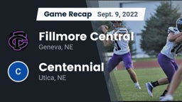 Recap: Fillmore Central  vs. Centennial  2022