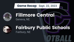 Recap: Fillmore Central  vs. Fairbury Public Schools 2023