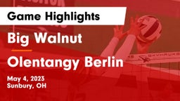 Big Walnut vs Olentangy Berlin  Game Highlights - May 4, 2023