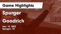 Spurger  vs Goodrich  Game Highlights - Jan. 13, 2023