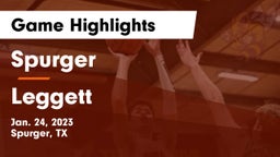 Spurger  vs Leggett  Game Highlights - Jan. 24, 2023