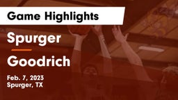 Spurger  vs Goodrich  Game Highlights - Feb. 7, 2023