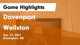 Davenport  vs Wellston  Game Highlights - Jan. 21, 2021