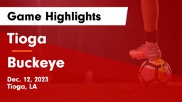 Tioga  vs Buckeye Game Highlights - Dec. 12, 2023