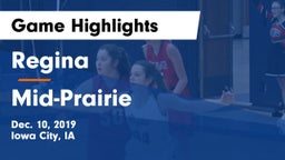 Regina  vs Mid-Prairie  Game Highlights - Dec. 10, 2019