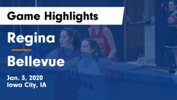 Regina  vs Bellevue  Game Highlights - Jan. 3, 2020