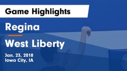 Regina  vs West Liberty  Game Highlights - Jan. 23, 2018