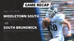 Recap: Middletown South  vs. South Brunswick  2015