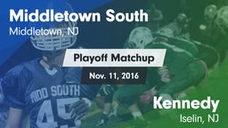 Matchup: Middletown South vs. Kennedy  2016