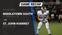 Recap: Middletown South  vs. St. John-Vianney  2016