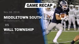Recap: Middletown South  vs. Wall Township  2016