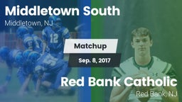 Matchup: Middletown South vs. Red Bank Catholic  2017