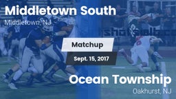 Matchup: Middletown South vs. Ocean Township  2017